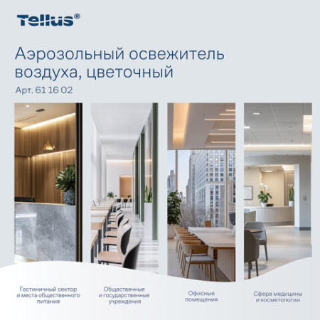 Сменный баллон 100 мл Tellus/TORK (Система АF1) СТАНДАРТ, цветочный аромат, 611602