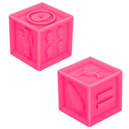 Тактильные кубики, сенсорные, ЭКО 12 штук, BAMBOX BABY (БАМБОКС БЭБИ), 665900