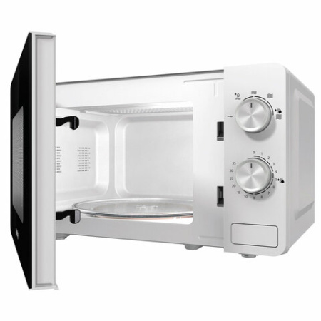 Микроволновая печь GORENJE MO20E1W, объем 20 л, мощность 800 Вт, механическое управление, белая