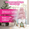 Украшение новогоднее интерьерное, 18 см, "Усатый гномик", полиэстер, пенопласт, ЗОЛОТАЯ СКАЗКА