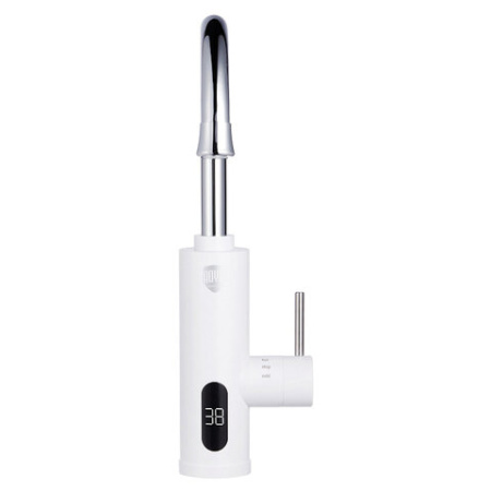 Водонагреватель проточный электрический ROYAL THERMO QuickTap, 3,3 кВт, 1,48 л/м, кран, белый, НС-1588900