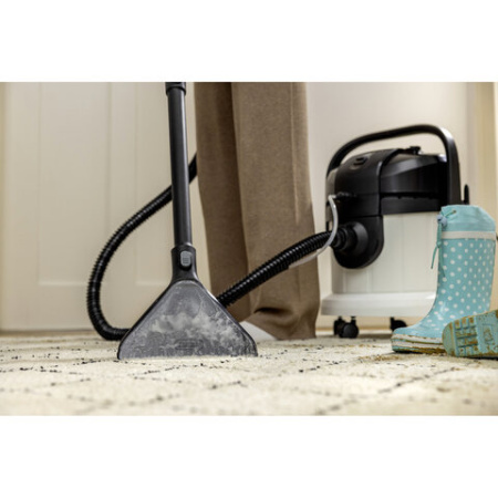 Пылесос моющий KARCHER SE 4, потребляемая мощность 1000 Вт, белый, 1.081-150.0