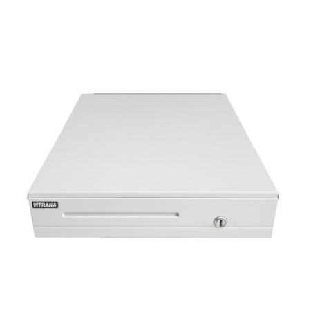 Ящик денежный электромеханический CD-405-W, 405x420x92 мм, БЕЛЫЙ, VITRANA (ВИТРАНА), 291410