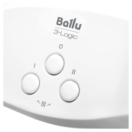 Водонагреватель проточный электрический BALLU 3-Logic TS, ненапорный, 3,5 кВт, 2 л/м, кран + душ, НС-1588892