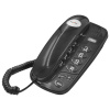 Телефон TEXET TX-238, световая индикация звонка, тональный / импульсный режим, повтор, черный, 126898