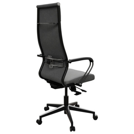 Кресло МЕТТА "ErgoLife" 10 B1-162K, пластик, синхромеханизм, ткань, темно-серое