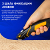 Нож универсальный мощный цинковый BRAUBERG METALLIC PRO, автофиксатор, резиновые вставки, 238738