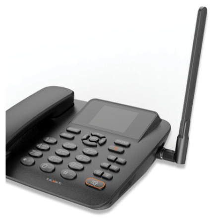 Телефон сотовый офисный TEXET FX-200, 2 SIM, 2,4", 512 Мб, microSD, FM, MP3, Bluetooth, спикерфон,черный, 127315