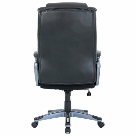 Кресло BRABIX PREMIUM "Gladiator EX-552", натуральная кожа, черное, 532939