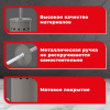 Ершик для унитаза с подставкой, металл, серый, матовый, LAIMA, 604961