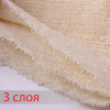 Тряпка для пола 60х80 см, трехслойная, нитепрошивная (НЕТКОЛ), 360 г/м2, светлая, 100% хлопок, LAIMA, 606632