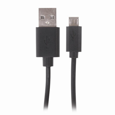 Кабель USB 2.0 – micro USB, 1 м, SONNEN, медь, для передачи данных и зарядки, черный, 513115