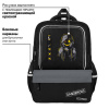 Рюкзак BRAUBERG STAR, 1 отделение, 5 карманов, "Будь начеку", черный, 40x29x13 см, 273132