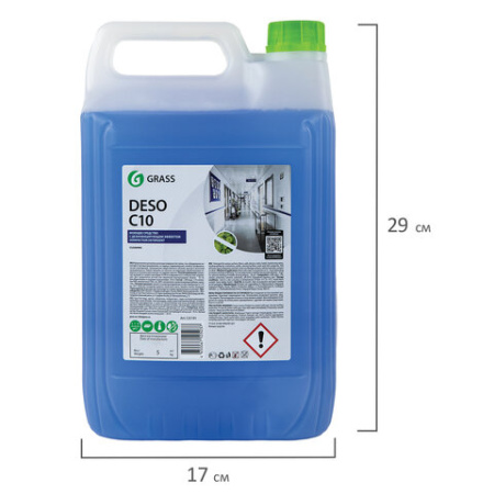 Средство моющее c дезинфицирующим эффектом 5 кг GRASS DESO C10, концентрат