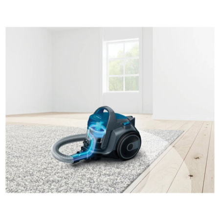 Пылесос BOSCH BGS05A220 с контейнером "циклон", 700 Вт, мощность всасывания 300 Вт, синий