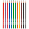 Карандаши цветные "АССОРТИ 8 ДИЗАЙНОВ 3-10 лет", 12 цветов, трехгранные, BRAUBERG, 182055