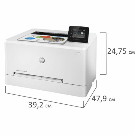 Принтер лазерный ЦВЕТНОЙ HP Color LaserJet M255dw А4, 21 стр./мин., 40000 стр./мес., ДУПЛЕКС, Wi-Fi, сетевая карта, 7KW64A