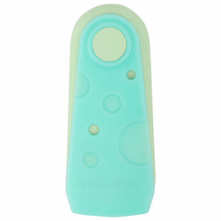 Ластик BRAUBERG "ULTRA PASTEL", 57х24х15 мм, пастельные цвета ассорти, бирюзовый пластиковый держатель, 272688