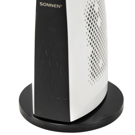 Вентилятор колонный SONNEN TF-1906, 50 Вт, 110 см, ТИХИЙ, 3 скорости потока, бело-черный, вращение 50°, 457786