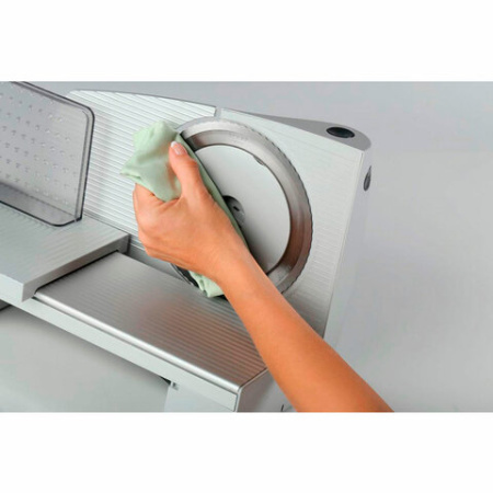 Ломтерезка GORENJE R607A, диаметр ножа 17 см, 110 Вт, диаметр ломтиков 0-15 мм, белый