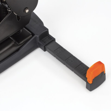 Дырокол металлический МОЩНЫЙ BRAUBERG "Heavy duty" до 65 л., эргономичный, черный, 228496