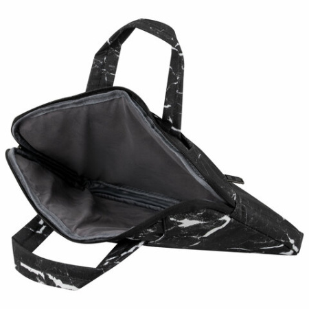 Сумка портфель HEIKKI STYLE (ХЕЙКИ) с отделением для ноутбука 13-14", 3 кармана, черная, 26х36х3 см, 272606