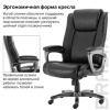 Кресло офисное BRABIX PREMIUM "Solid HD-005", НАГРУЗКА до 180 кг, рециклированная кожа, черное, 531941