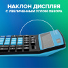Калькулятор настольный BRAUBERG EXTRA COLOR-12-BKBU (206x155 мм), 12 разрядов, двойное питание, ЧЕРНО-ГОЛУБОЙ, 250476