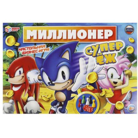 Настольная бизнес-игра "Миллионер", АССОРТИ, 330х220х30 мм, УМНЫЕ ИГРЫ
