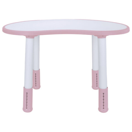 Стол детский BRABIX KIDS CT-002, растущий, 2-8 лет, пластик белый + розовый, 533295