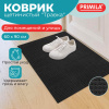 Коврик придверный 60х90 см, ЧЕРНЫЙ пластиковый грязезащитный, толщина 10 мм, "ТРАВКА", PRIMILA (ПРИМИЛА), 701066