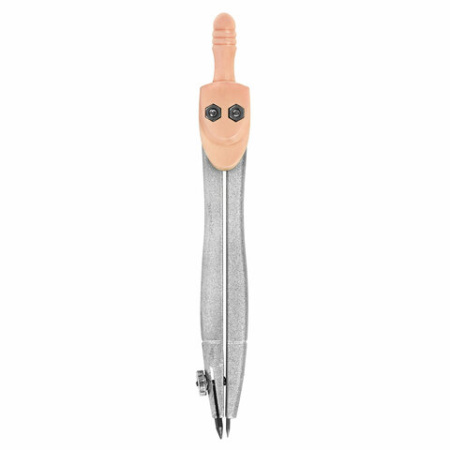 Готовальня BRAUBERG SCHOOL KIT, 11 предметов, циркуль 115 мм, циркуль 125 мм, чертежные принадлежности, персиковый цвет, 210717