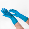 Перчатки латексные медицинские смотровые особо прочные SFM HIGH RISK COMFORT, Германия, 25 пар (50 штук), размер 6-7, S (малый)