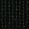 Электрогирлянда-занавес комнатная вид: "Штора", 3х2 м, 144 LED, тёплый белый, 220V, ЗОЛОТАЯ СКАЗКА, 591350