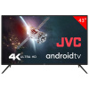 Телевизор JVC LT-43M790, 43" (109 см), 3840x2160, 4К UHD, 16:9, Android TV, Wi-Fi, черный