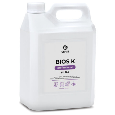 Средство моющее 5,6 кг, GRASS BIOS K для промышленного оборудования, щелочное, концентрат, 125196