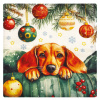 Чехол на подушку новогодний (1 шт.) 45х45 см, "X-mas Magic", полиэстер, 4 дизайна, ЗОЛОТАЯ СКАЗКА