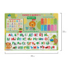 Настольное покрытие BRAUBERG KIDS, А3+, пластик, 46x33 см, "Назад в школу", 272367