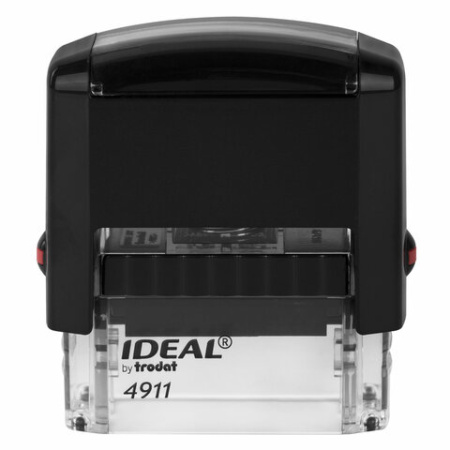 Штамп стандартный "ВХОД №", оттиск 38 х 14 мм, синий, TRODAT IDEAL 4911 DB - 1.22, 161488