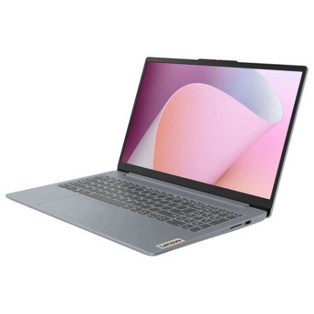 Ноутбук LENOVO IdeaPad Slim 3 15AMN8 15.6", Ryzen 3 7320U, 8 Гб, SSD 512 Гб, No OS, серый, 82XQ00XLSA