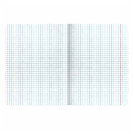 Тетрадь А5 48 л. BRAUBERG скоба, клетка, выборочный лак, "PASTEL", 405189