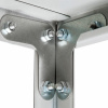 Стеллаж металлический BRABIX "MS Plus-200/40-5", 2000х1000х400 мм, 5 полок, регулируемые опоры, 291109, S241BR164502