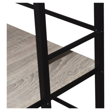 Стол на металлокаркасе BRABIX "LOFT CD-005", 1200х520х1200 мм, 3 полки, цвет дуб антик, 641222
