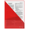 Папка-уголок 2 кармана, непрозрачная, А4, BRAUBERG "SPECIAL", красная, 0,18 мм, 273061