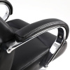 Кресло офисное BRABIX PREMIUM "Total HD-006", НАГРУЗКА до 180 кг, экокожа, хром, черное, 531933