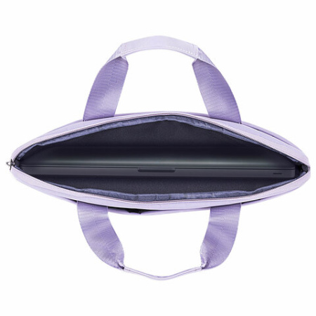 Сумка портфель HEIKKI ULTRA (ХЕЙКИ) с отделением для ноутбука 15,6", Lavender, лавандовая, 28х39х3 см, 272610
