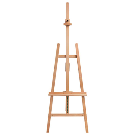 Мольберт напольный BRAUBERG ART CLASSIC, бук, угол 60°, 63х174(231)х68см, высота холста 126см,190652