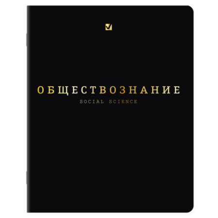 Тетради предметные, КОМПЛЕКТ 12 ПРЕДМЕТОВ, 48 л., Soft-Touch, 3D-фольга, BRAUBERG, "BLACK GOLD", 405602