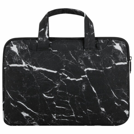 Сумка портфель HEIKKI STYLE (ХЕЙКИ) с отделением для ноутбука 13-14", 3 кармана, черная, 26х36х3 см, 272606