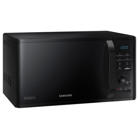 Микроволновая печь SAMSUNG MG23K3515AK/BW, объем 23 л, мощность 800 Вт, электронное управление, черная
